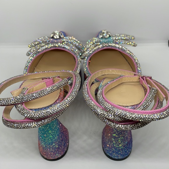 Mach & Mach crystal & glitter sequin heels - Picture 9 of 17
